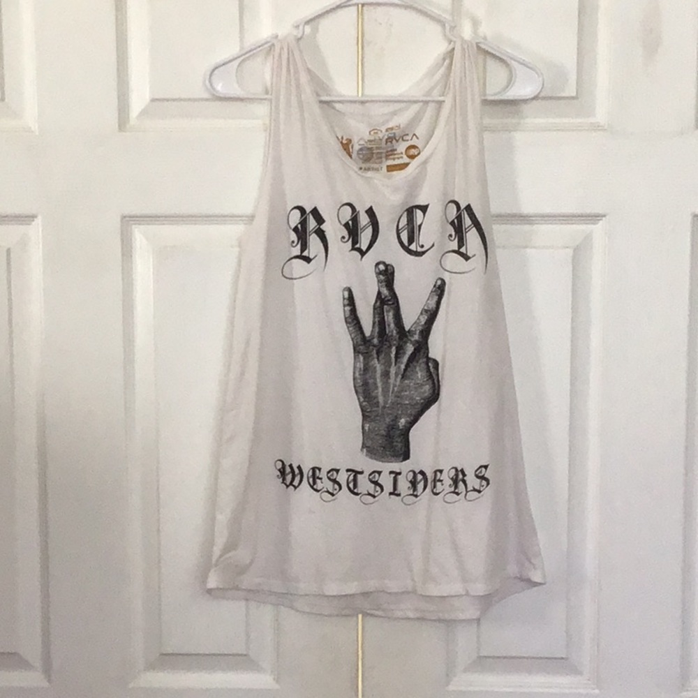 RVCA Graphic Muscle Tank top tee size M